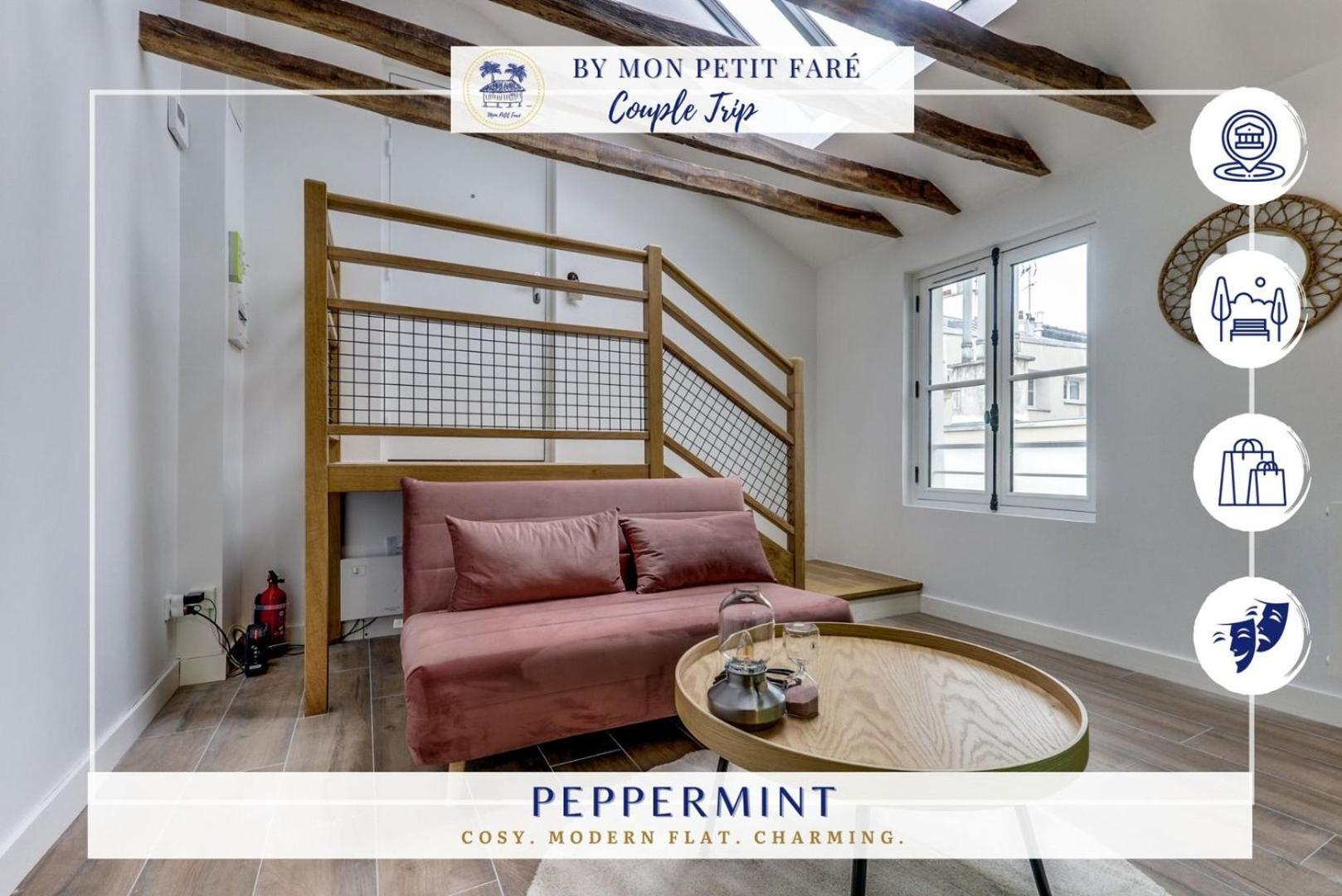 파리 The "Peppermint" - Moderne & Elegant - Marais 아파트 외부 사진